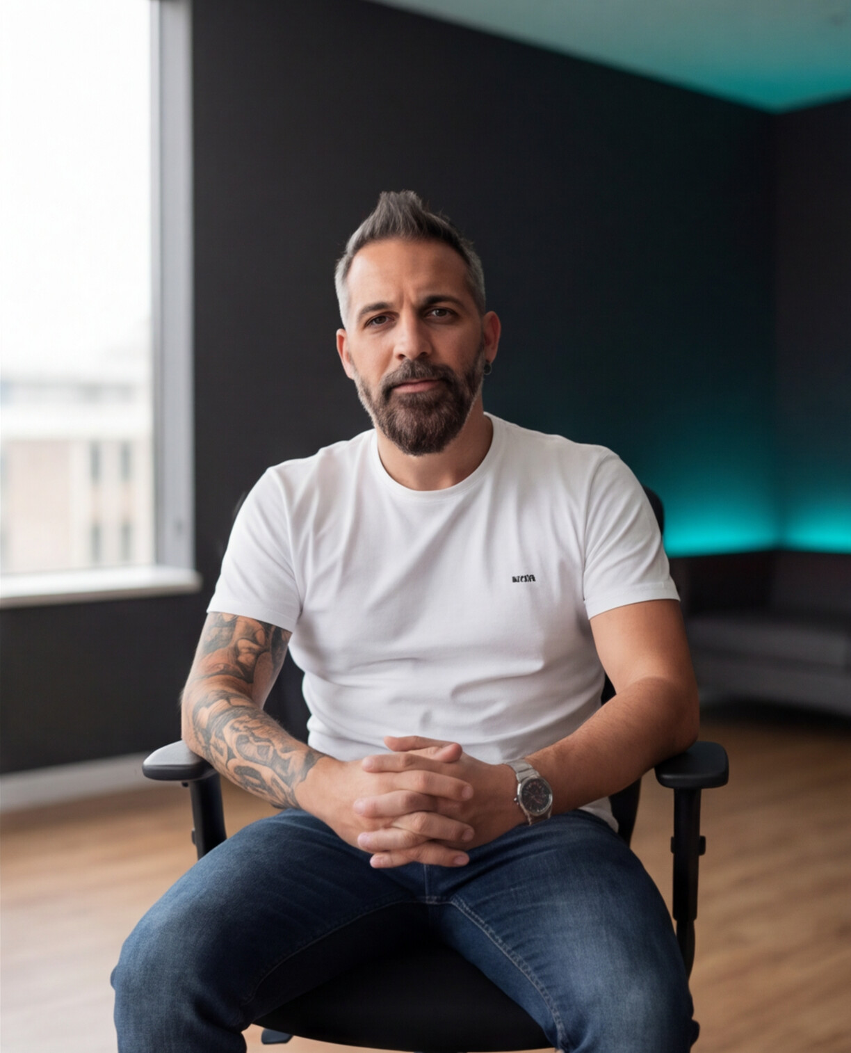 Alberto San Martín — operador de criterio en sesión de trabajo